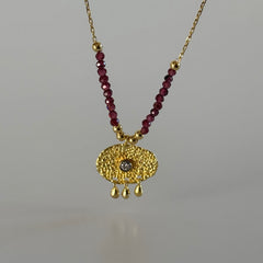 Vıntage Göz Kolye/ 925 Gümüş