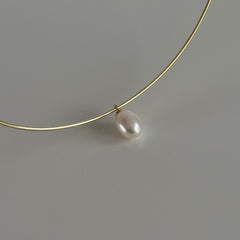 İnci Choker Kolye /925 Gümüş