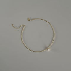 İnci Choker Kolye /925 Gümüş