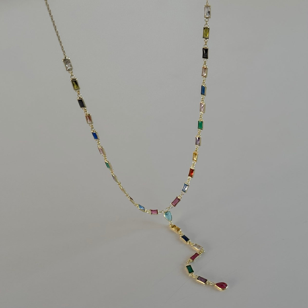 Baget Mıx Y Kolye /925 Gümüş