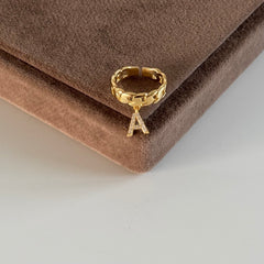 Vıntage-Harf Yüzük /925 Gümüş