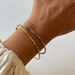 Ok Şekilli Kelepçe/925 Gümüş