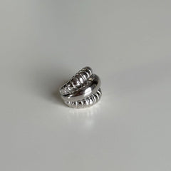 Üç Sıra Eaurcuff / 925 Gümüş