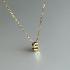 Minimal Harf Kolye / 925 Gümüş