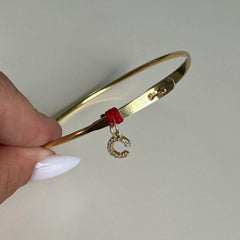 Harfli Kelepçe-Bileklik Kombin / 925 Gümüş