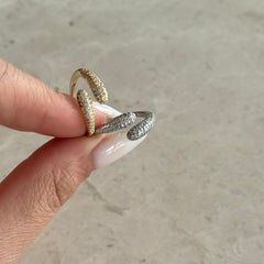 Full Taşlı Ayarlanır Yüzük