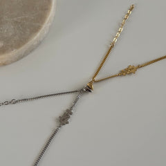 Mıknatıs-Harf-Puzzle Çift Bileklik/925 Gümüş