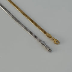 Çift Örme Bileklik/925 Gümüş