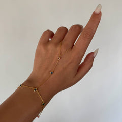 Renkli Kristal Şahmeran /925 Gümüş