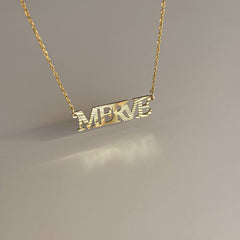 Işıltılı kolye / 925 Gümüş