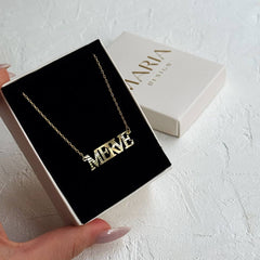 Işıltılı kolye / 925 Gümüş