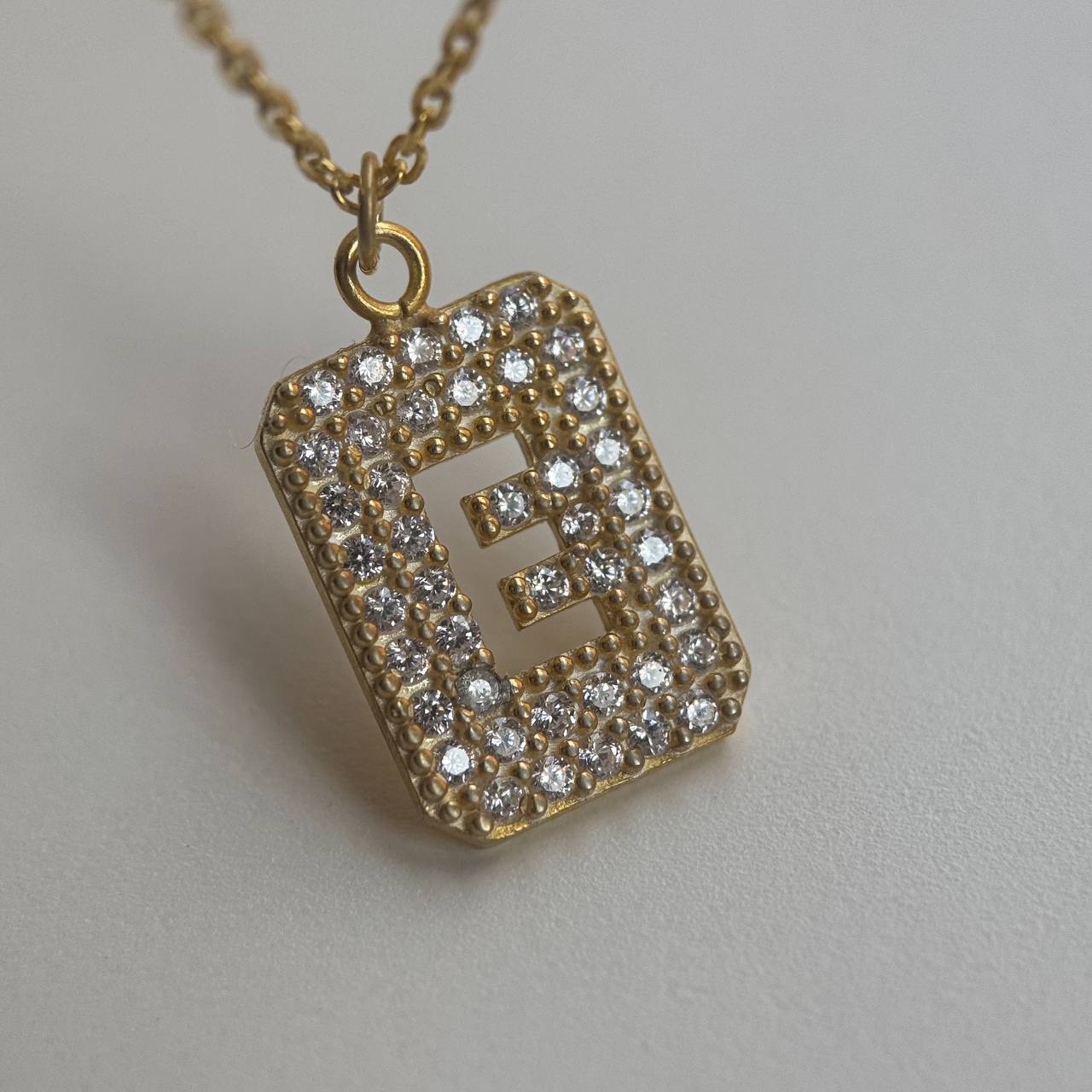 Taşlı harf / 925 Gümüş