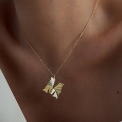 Büyük ışıltı harf kolye / 925 Gümüş