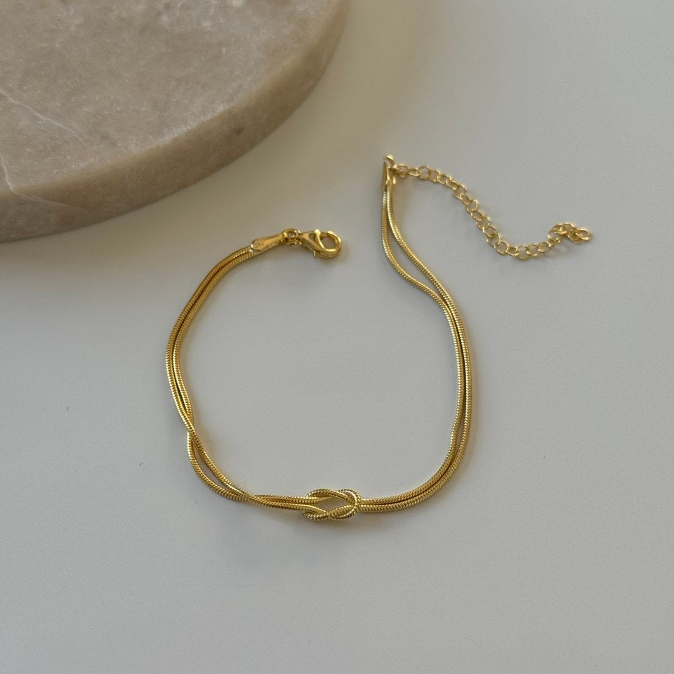 Düğüm Bileklik /925 Gümüş