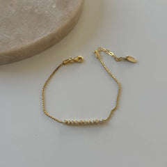 Sıralı Dorika Bileklik / 925 Gümüş