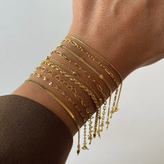 Pul Bileklik / 925 Gümüş