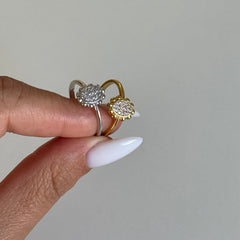 Oval Taşlı Vıntage Yüzük /925 Gümüş