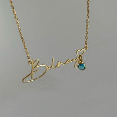 İsim-Nazar Kolye /925 Gümüş