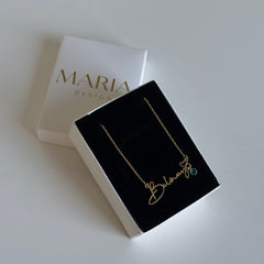 İsim-Nazar Kolye /925 Gümüş