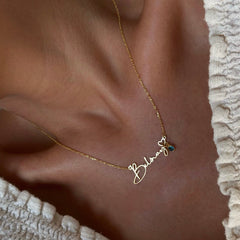 İsim-Nazar Kolye /925 Gümüş