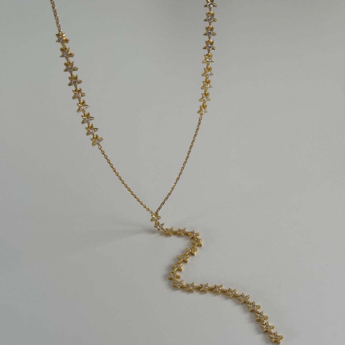 Yıldız Detay Y Kolye / 925 Gümüş