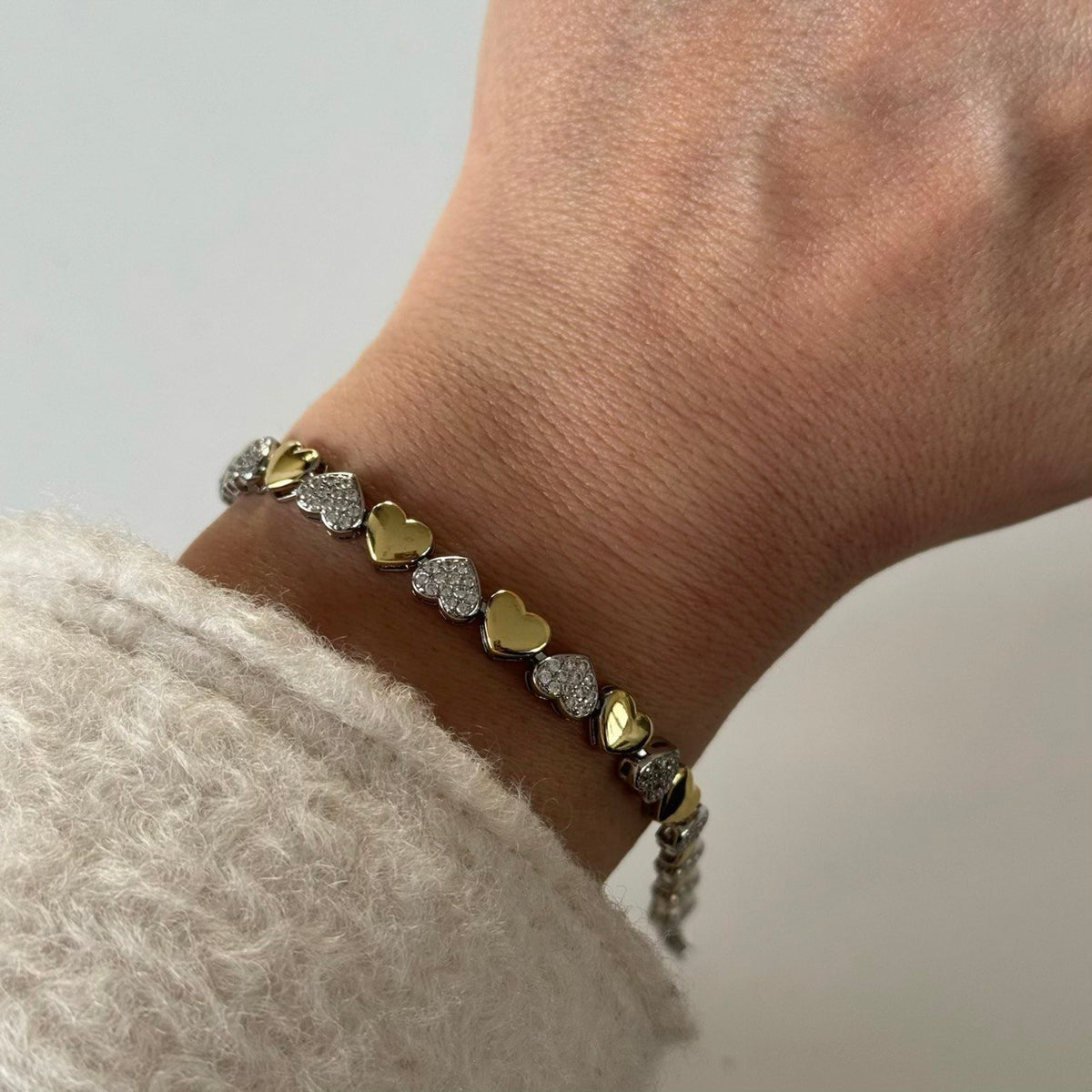 14K VIP Kalp Bileklik