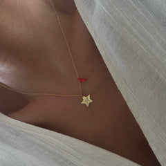 Yıldız Şekilli Harf Kolye /925 Gümüş