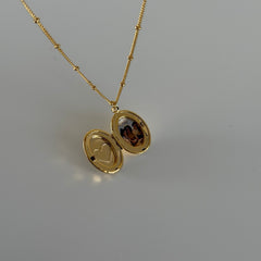 Oval Resimli Anı Kolye