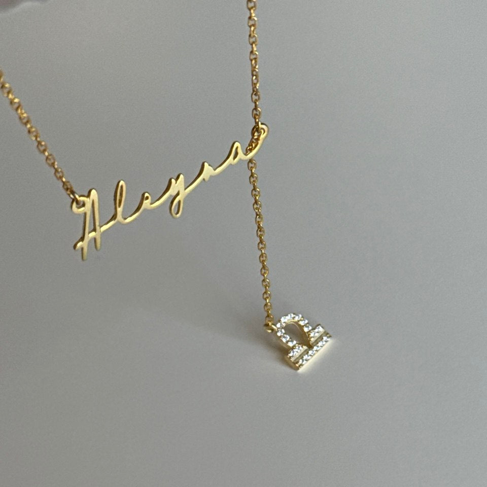 İsim-Burç Kolye / 925 Gümüş