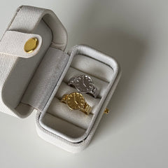 Ayarlanabilir Saat Yüzük / 925 Gümüş