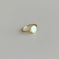 Yuvarlak Minimal Yüzük / 925 Gümüş