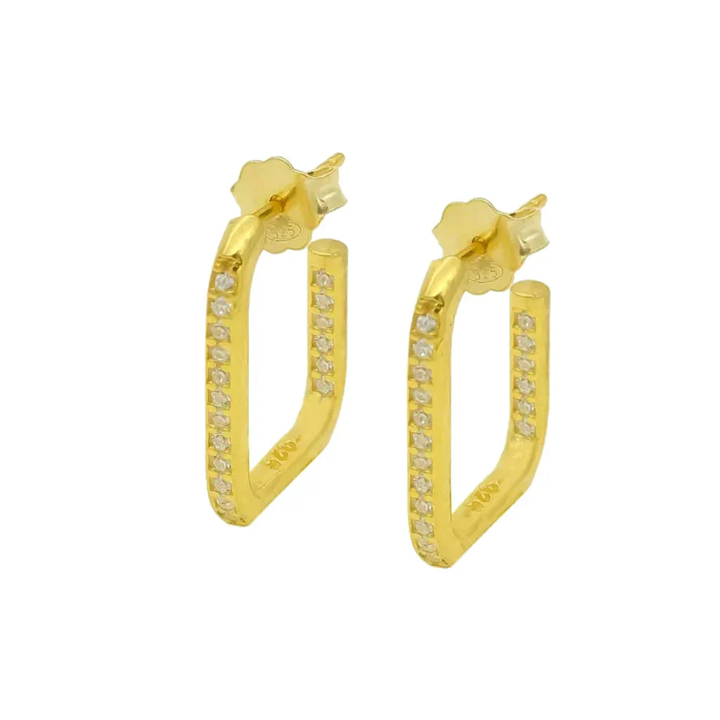 Atlantis Zirkonia Creole Ohrring (6991003418669)