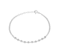 Düz Baget Bileklik / 925 Gümüş