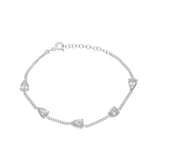 Damla Taş Bileklik / 925 Gümüş