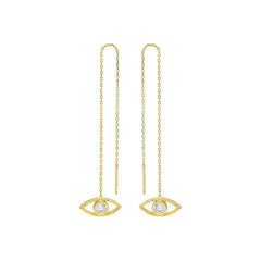 Eye Earring Hängend Ohrring (6994360631341)