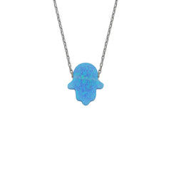 Fatimas Hand Opal kette (7017455255597)