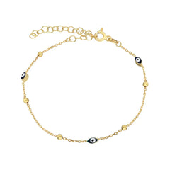 Basic Nazar Bileklik / 925 Gümüş