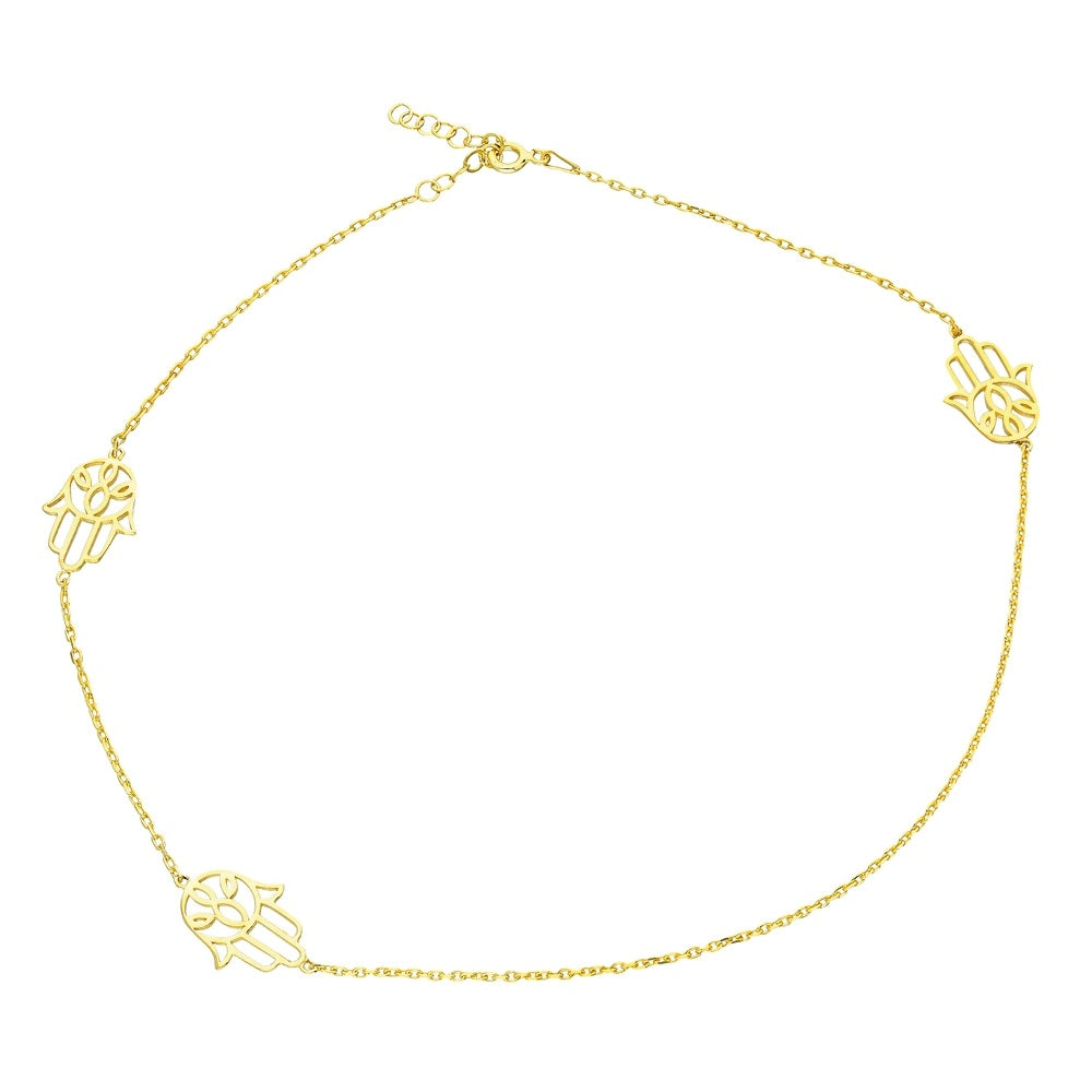 Hamsa Bileklik / 925 Gümüş